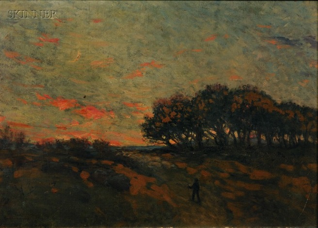 figure in landscape