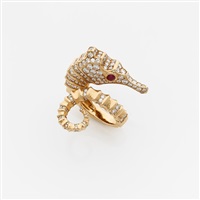 JOLIE BAGUE HIPPOCAMPE