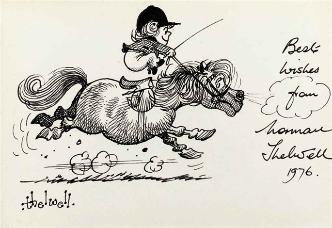 penelope and kipper best wishes from norman thelwell by norman