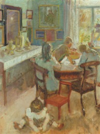 Interior med legende born, 1912â€“1912