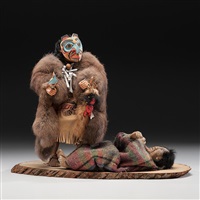 Carving of Shaman Healing
