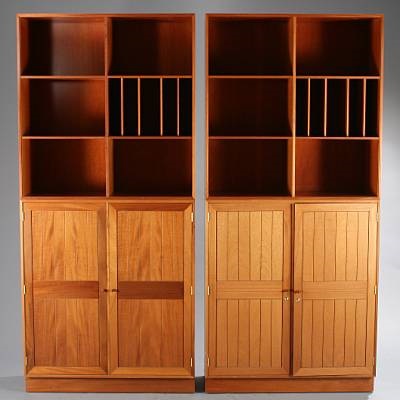 Two Cupboards And Two Bookcases Model Eb 82 By Rud Thygesen And