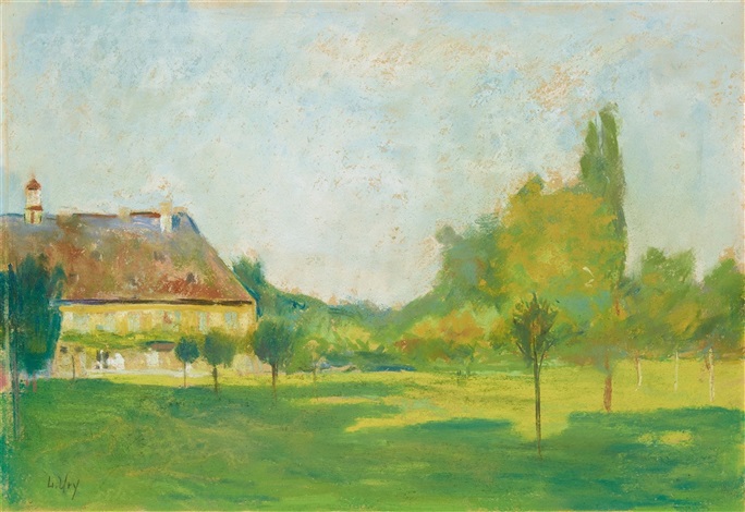 Schloss Reichartshausen Schloss Im Park By Lesser Ury On Artnet