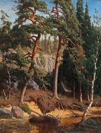 in the forest by fanny maria churberg
