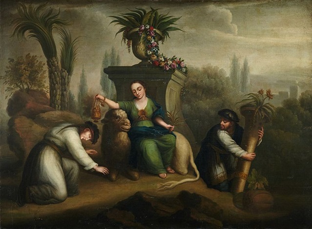 La Ninfa De Asia By Spanish Colonial School 19 On Artnet