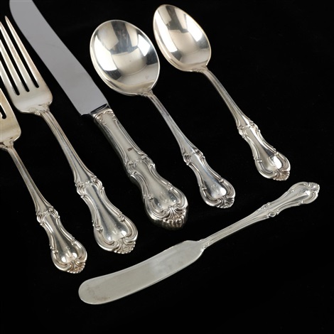 International Sterling PRELUDE CARVING FORK 8 1/2" No Mono 