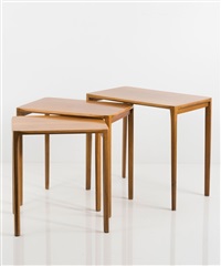 Three nesting tables, 1950–1959