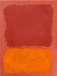 Untitled (Red and Orange on Salmon), 1969