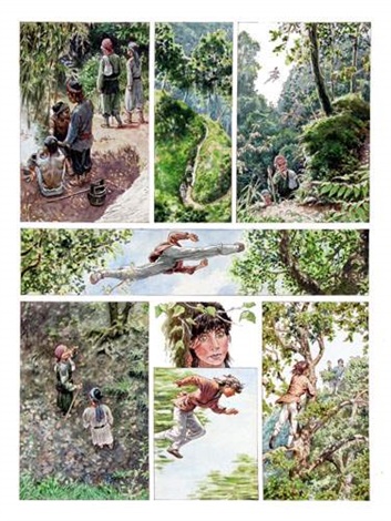 Voyages Dhe Pao Tome 3 Quand Seteignent Les Lampions Planche 34 By Vink On Artnet