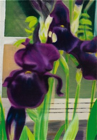 Purple irises, 2003
