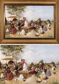 Fiesta en el campo, 1889