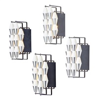 Set of four sconces, 1970