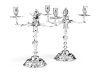 “Rosenborg” - a pair of sterling silver..., 1952