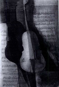 Still life with a violin, 1973–1973