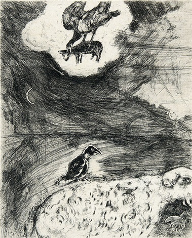 Illustrations Pour Les Fables De La Fontaine By Marc Chagall On Artnet