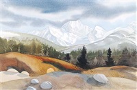 Untitled - Stormy mountain view