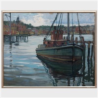 Fishing Boat at a Mooring