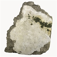 Large white wall with moss, 1975
