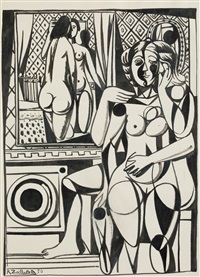 Desnudos femeninos, 1950