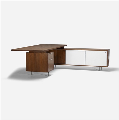 Executive Office Desk And Return By George Nelson Ociates On Executive Office Desk And Return By George Nelson Ociates