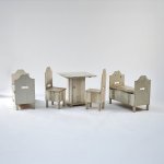 Two children's benches, two children's..., 1910–1919 Two children's benches, two children's..., 1910–1919