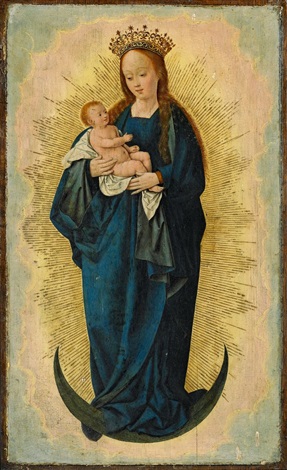 Madonnentafel Eines Hausaltarchens By Bartholomaus Bruyn The Elder