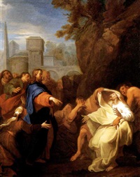 la résurrection de lazare by louis de boulogne the younger