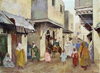 Ruelle à Tanger, 1917