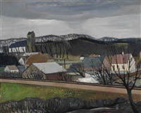 Gråvejrsdag, Gjern, 1932