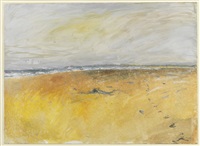 The Shore South Gare: Driftwood Lying on the Sands