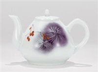 指画花卉执壶 (A print painting ewer)