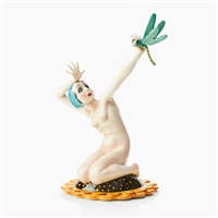 A Sandro Vacchetti ”Le Libellule” ceramic..., 1934 A Sandro Vacchetti ”Le Libellule” ceramic..., 1934