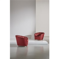 A PAIR OF ARMCHAIRS BY ISA, 1950