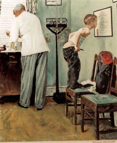 doctors office by norman rockwell on artnet