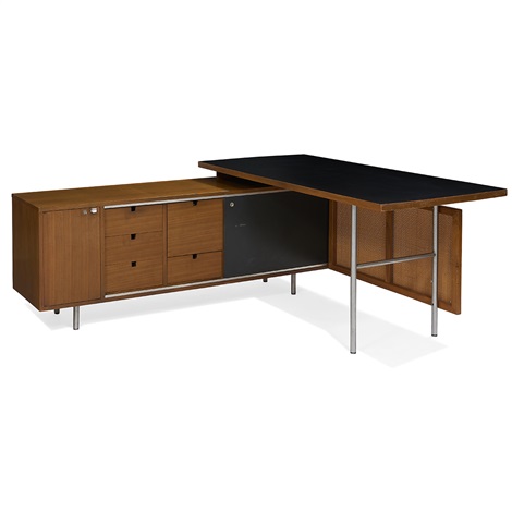 Executive Desk And Return By George Nelson On Artnet