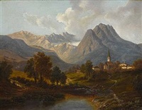 Blick auf Garmisch, 1867