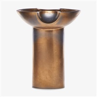 Tall geometric vase, 1989