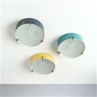 Three Wall ; Ceiling Lamps By G.C.M.E, 1950–1959 Three Wall ; Ceiling Lamps By G.C.M.E, 1950–1959