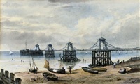 The old chain pier, Brighton, 1895