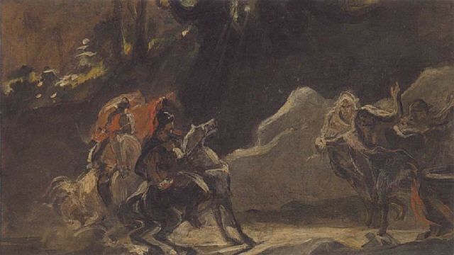 Landschaft Mit Macbeth Und Den Hexen By Anselm Friedrich Feuerbach On Artnet