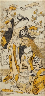 Repro Japanese Print by Torii Kiyonobu II ref #130 Repro Japanese Print by Torii Kiyonobu II ref #130