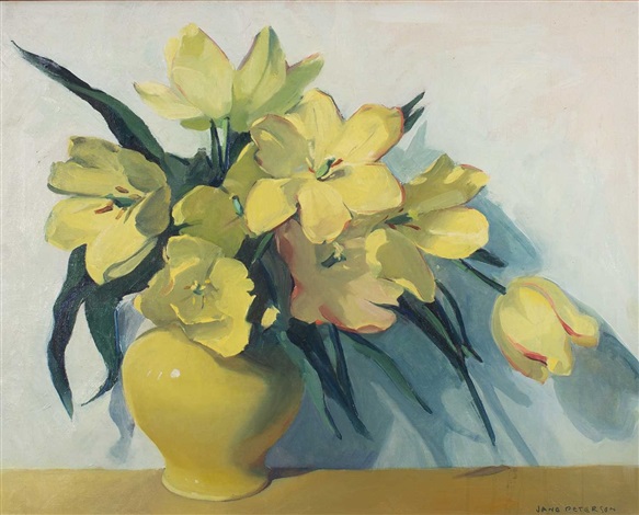 yellow tulips by jane peterson