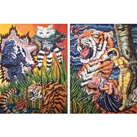 St. George and the Maiden (diptych), 2015