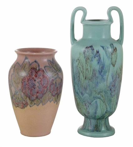 Two Rookwood Pottery Vases By Louise Abel On Artnet