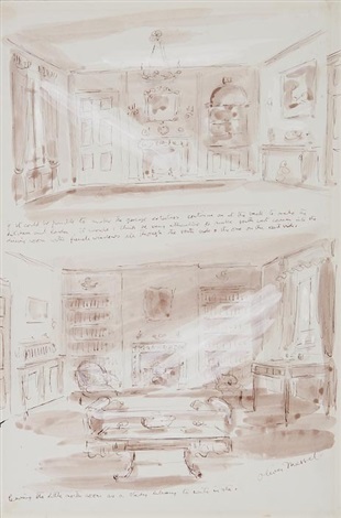 Exterior And Interior Designs For Hill Lodge Handcross 8 Works By Oliver Hilary Sambourne Messel On Artnet Exterior And Interior Designs For Hill Lodge Handcross 8 Works By Oliver Hilary Sambourne Messel On Artnet