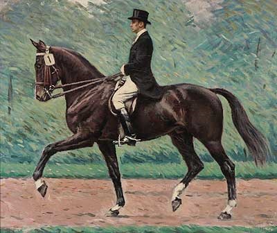 Portrait Carl Friedrich Freiherr von Langen auf Draufgänger by Sandor