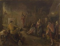 Der Geldbote bringt einen Beutel Zechinen, 1931 Der Geldbote bringt einen Beutel Zechinen, 1931