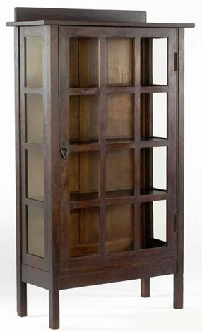 Single Door China Cabinet By Gustav Stickley On Artnet