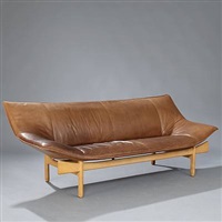 Sculptural shaped sofa (model L-84)