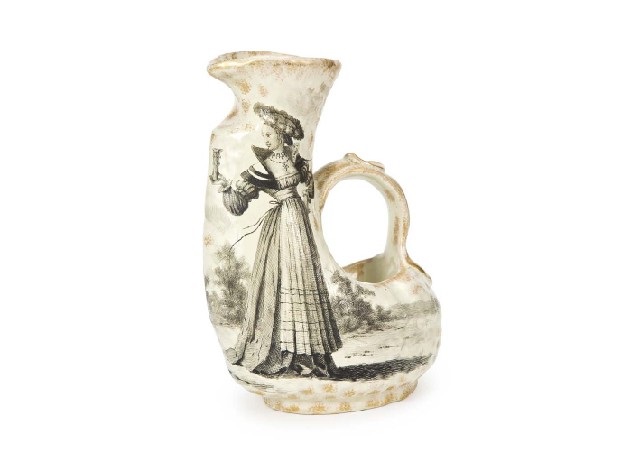 Pitcher Shaped Vase By Cristallerie D Emile Galle On Artnet